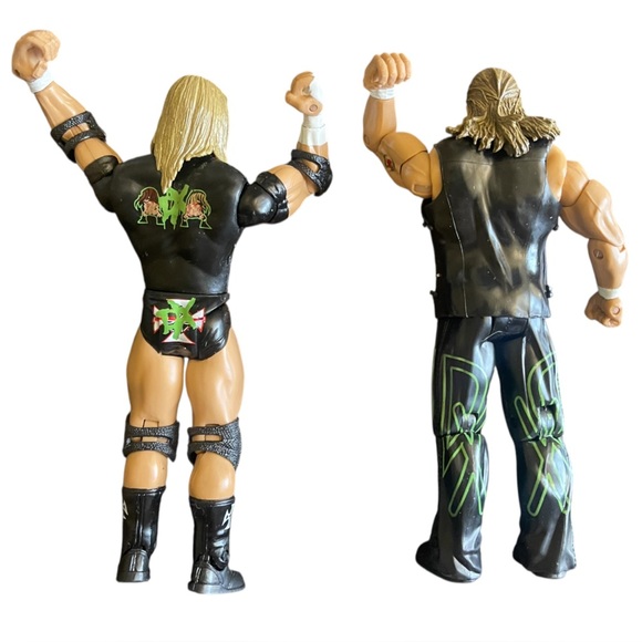 WWE Jakks 2003 Shawn Michaels Triple H HHH DX Lot Figures - Picture 4 of 5